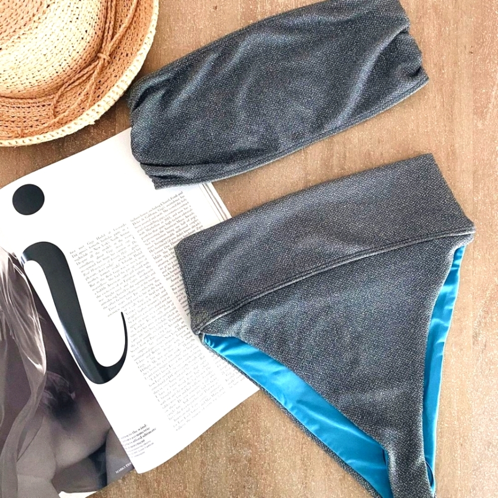 NWT Beach Riot sparkle bikini